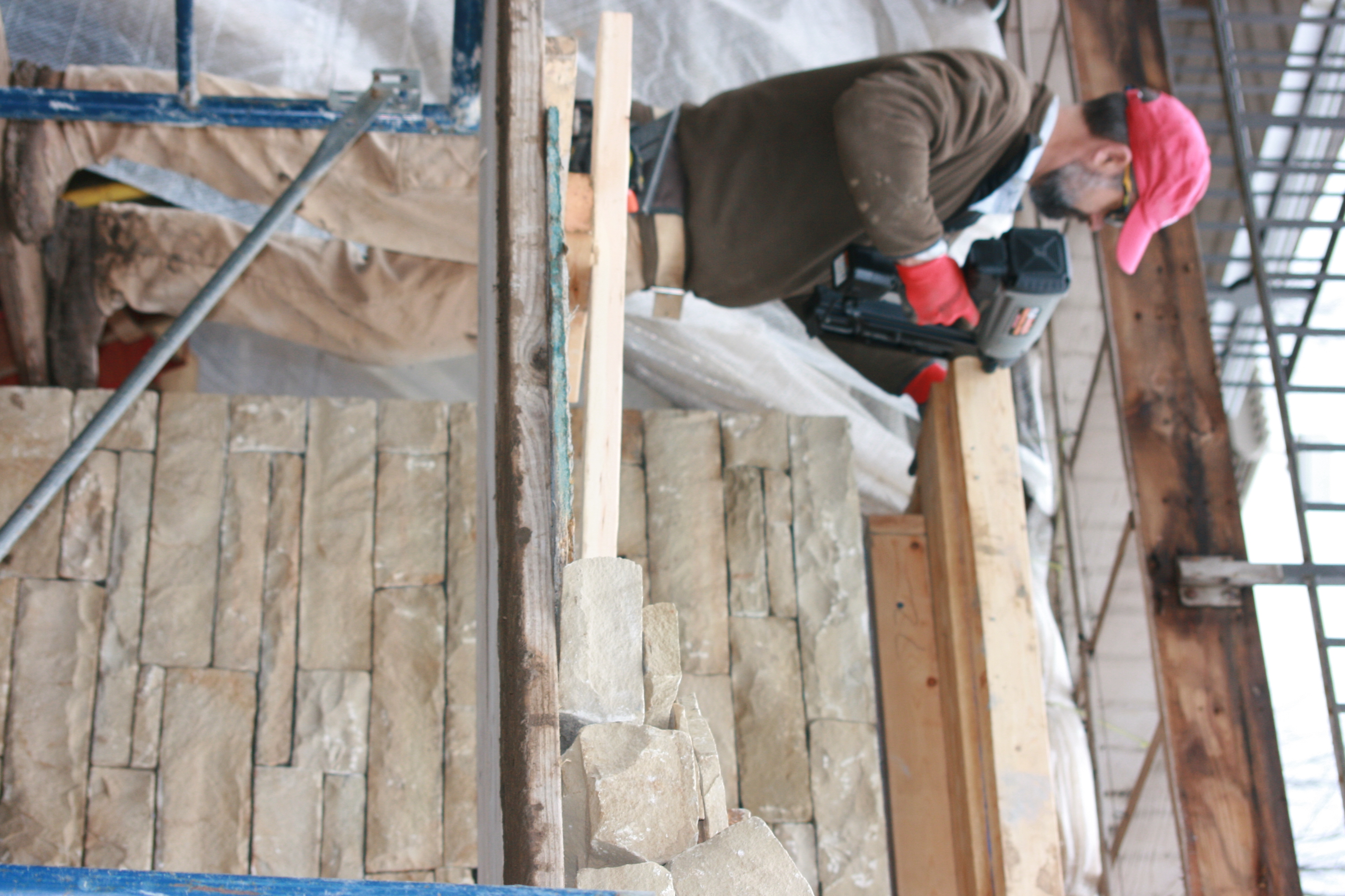 Concrete Forms using Ballistic NailScrews